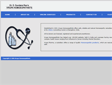 Tablet Screenshot of krupahomoeo.com